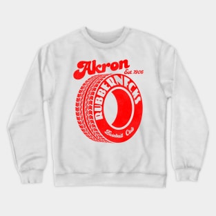 Defunct Akron Rubbernecks Baseball Team Crewneck Sweatshirt